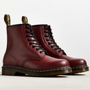 Maroon Doc Martens